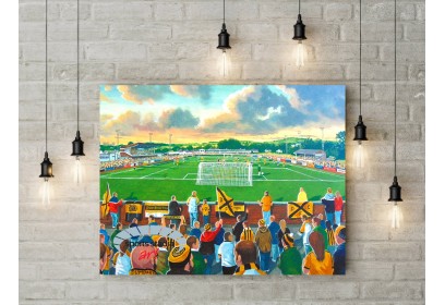 Dumbarton FC Boghead Park Stadium Wall Art Canvas